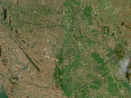 Foto de Chai Nat, provincia de Tailandia. Mapa satelital de baja resolución - Imagen libre de derechos