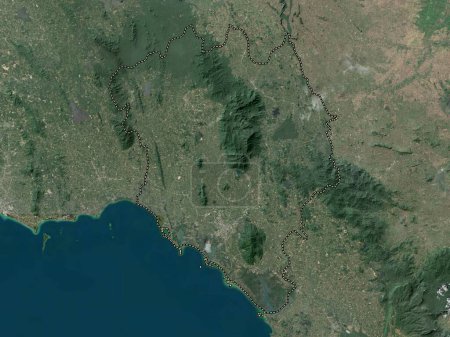 Foto de Chanthaburi, province of Thailand. Low resolution satellite map - Imagen libre de derechos