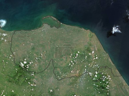 Foto de Pattani, province of Thailand. High resolution satellite map - Imagen libre de derechos
