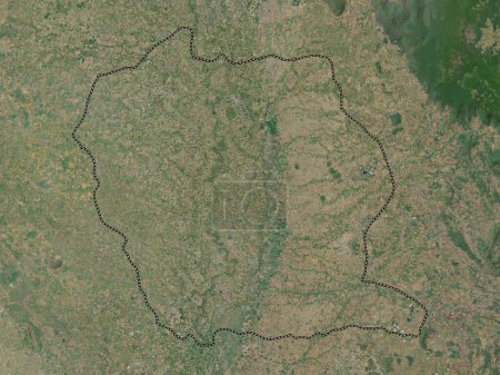 Téléchargez les photos : Phichit, province of Thailand. High resolution satellite map - en image libre de droit