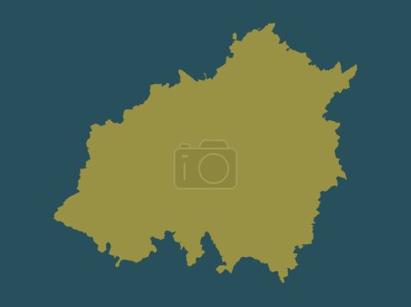 Photo for Canton Wiltz, canton of Luxembourg. Solid color shape - Royalty Free Image