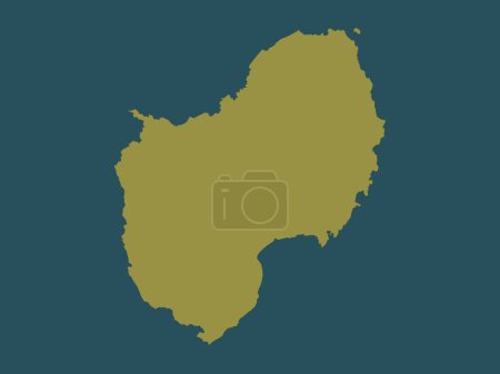 Photo for Down, region of Northern Ireland. Solid color shape - Royalty Free Image