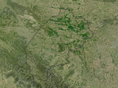 Photo for L'viv, region of Ukraine. Low resolution satellite map - Royalty Free Image