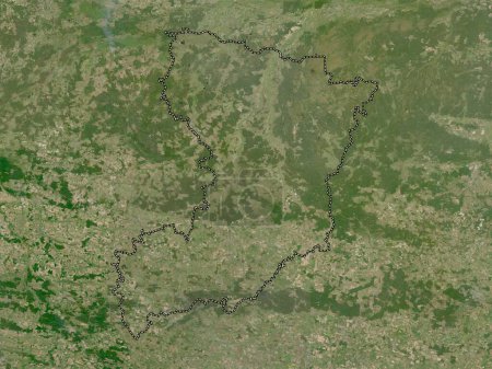 Téléchargez les photos : Rivne, région d'Ukraine. Carte satellite basse résolution - en image libre de droit