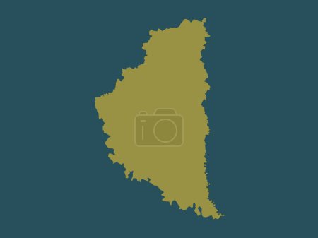 Photo for Ternopil', region of Ukraine. Solid color shape - Royalty Free Image