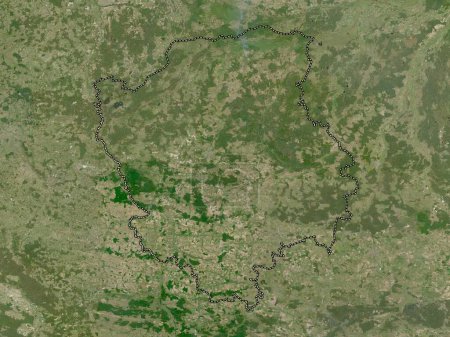 Foto de Volyn, región de Ucrania. Mapa satelital de baja resolución - Imagen libre de derechos