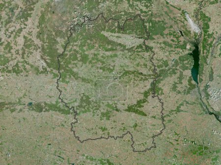 Téléchargez les photos : Jitomir, région de l'Ukraine. Carte satellite haute résolution - en image libre de droit