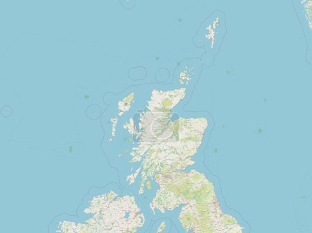 Photo for Scotland, region of United Kingdom. Open Street Map - Royalty Free Image