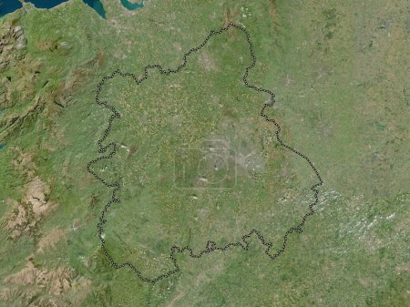 Photo for West Midlands, region of United Kingdom. Low resolution satellite map - Royalty Free Image