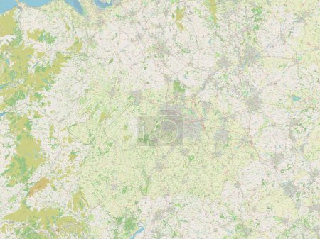 Photo for West Midlands, region of United Kingdom. Open Street Map - Royalty Free Image