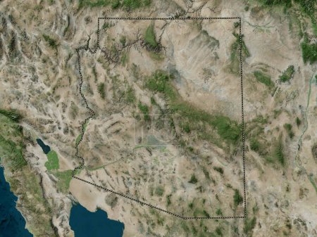 Foto de Arizona, estado de los Estados Unidos de América. Mapa de satélite de alta resolución - Imagen libre de derechos