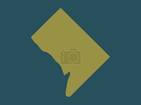 Téléchargez les photos : District de Columbia, district fédéral des États-Unis d'Amérique. Forme couleur unie - en image libre de droit