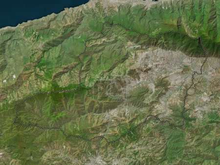 Foto de Distrito Capital, estado de Venezuela. Mapa de satélite de alta resolución - Imagen libre de derechos