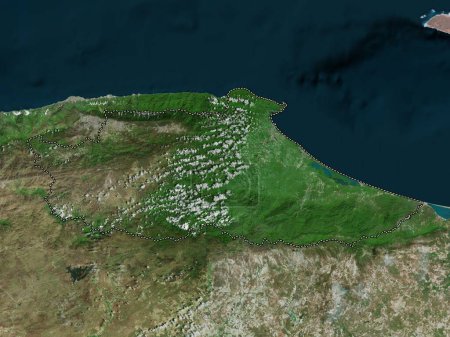 Foto de Miranda, estado de Venezuela. Mapa de satélite de alta resolución - Imagen libre de derechos