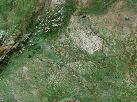 Foto de Portuguesa, estado de Venezuela. Mapa de satélite de alta resolución - Imagen libre de derechos