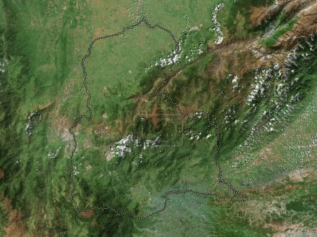 Foto de Tachira, estado de Venezuela. Mapa de satélite de alta resolución - Imagen libre de derechos