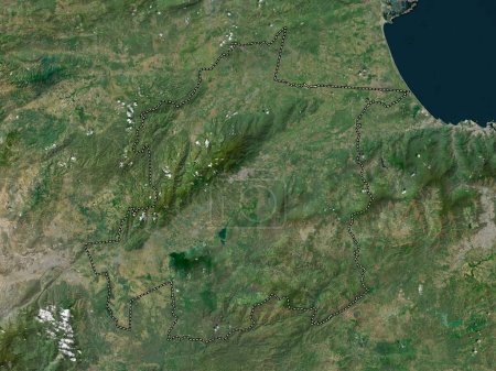 Foto de Yaracuy, estado de Venezuela. Mapa de satélite de alta resolución - Imagen libre de derechos