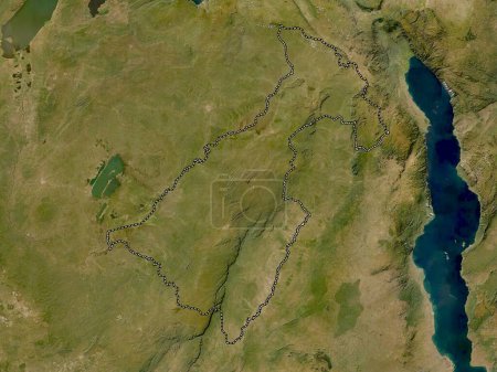 Foto de Muchinga, provincia de Zambia. Mapa satelital de baja resolución - Imagen libre de derechos