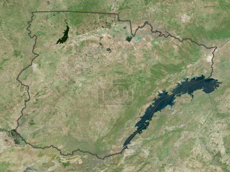 Foto de Sur, región de Zambia. Mapa de satélite de alta resolución - Imagen libre de derechos