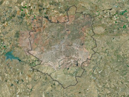 Téléchargez les photos : Harare, ville du Zimbabwe. Carte satellite haute résolution - en image libre de droit