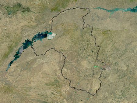 Photo for Mashonaland West, province of Zimbabwe. High resolution satellite map - Royalty Free Image