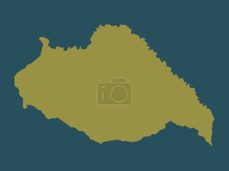 Photo for Artigas, department of Uruguay. Solid color shape - Royalty Free Image