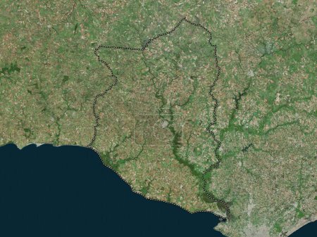 Foto de San José, departamento de Uruguay. Mapa de satélite de alta resolución - Imagen libre de derechos