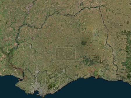 Photo for Canelones, department of Uruguay. High resolution satellite map - Royalty Free Image