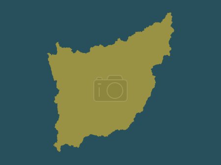 Photo for Florida, department of Uruguay. Solid color shape - Royalty Free Image