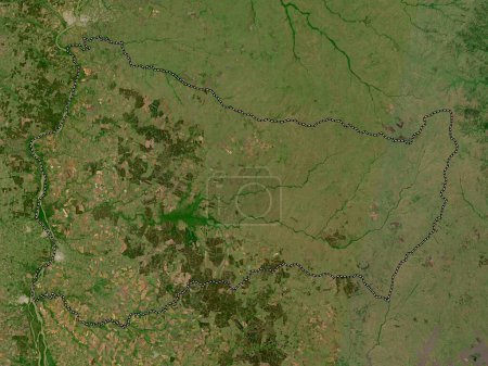 Foto de Paysandu, departamento de Uruguay. Mapa satelital de baja resolución - Imagen libre de derechos
