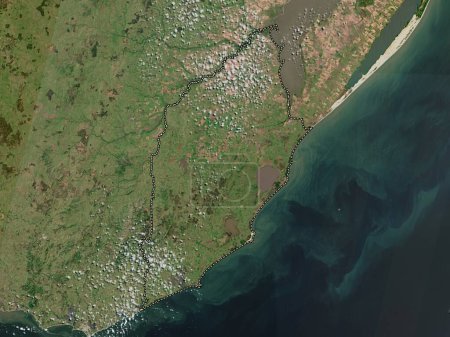 Téléchargez les photos : Rocha, département de l'Uruguay. Carte satellite basse résolution - en image libre de droit