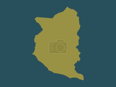 Photo for San-Jose, department of Uruguay. Solid color shape - Royalty Free Image