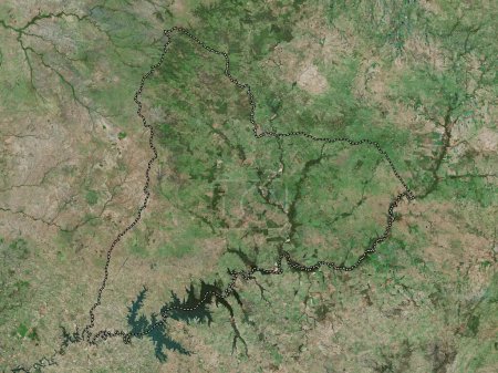 Foto de Tacuarembo, departamento de Uruguay. Mapa de satélite de alta resolución - Imagen libre de derechos