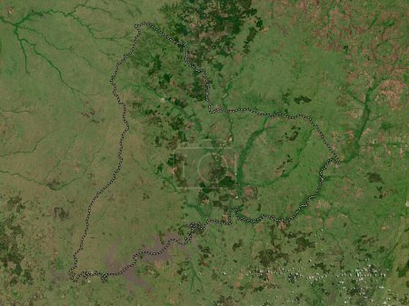 Foto de Tacuarembo, departamento de Uruguay. Mapa satelital de baja resolución - Imagen libre de derechos