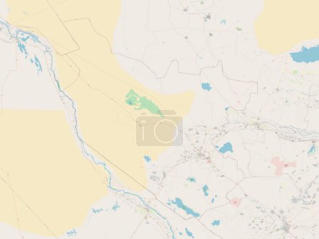 Téléchargez les photos : Bukhoro, région d'Ouzbékistan. Ouvrir la carte routière - en image libre de droit