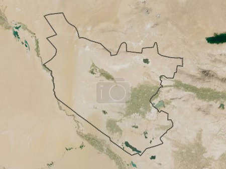 Téléchargez les photos : Bukhoro, région d'Ouzbékistan. Carte satellite basse résolution - en image libre de droit
