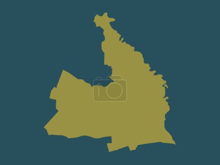 Photo for Sirdaryo, region of Uzbekistan. Solid color shape - Royalty Free Image
