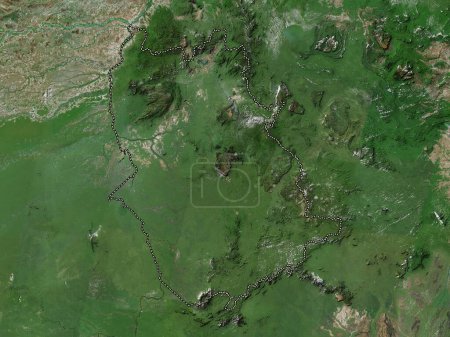 Foto de Amazonas, estado de Venezuela. Mapa de satélite de alta resolución - Imagen libre de derechos