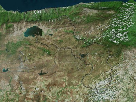 Foto de Aragua, estado de Venezuela. Mapa de satélite de alta resolución - Imagen libre de derechos