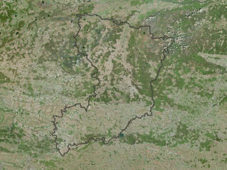 Foto de Rivne, región de Ucrania. Mapa de satélite de alta resolución - Imagen libre de derechos