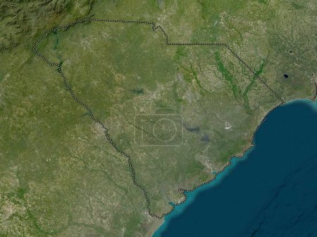 Foto de Carolina del Sur, estado de los Estados Unidos de América. Mapa satelital de baja resolución - Imagen libre de derechos