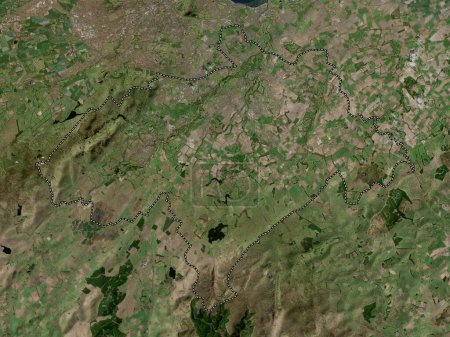 Foto de Midlothian, región de Escocia - Gran Bretaña. Mapa de satélite de alta resolución - Imagen libre de derechos