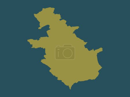 Photo for North Lanarkshire, region of Scotland - Great Britain. Solid color shape - Royalty Free Image