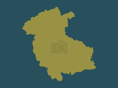 Photo for Stirling, region of Scotland - Great Britain. Solid color shape - Royalty Free Image