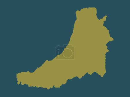 Photo for Ceredigion, region of Wales - Great Britain. Solid color shape - Royalty Free Image