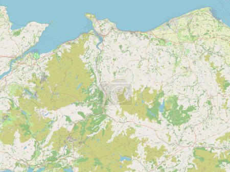 Photo for Conwy, region of Wales - Great Britain. Open Street Map - Royalty Free Image