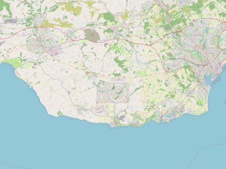 Photo for Vale of Glamorgan, region of Wales - Great Britain. Open Street Map - Royalty Free Image