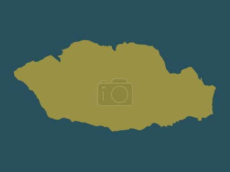 Photo for Vale of Glamorgan, region of Wales - Great Britain. Solid color shape - Royalty Free Image