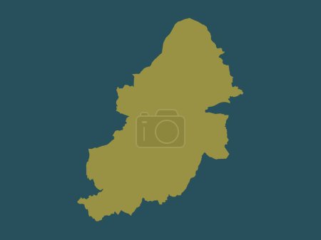 Photo for Birmingham, administrative county of England - Great Britain. Solid color shape - Royalty Free Image