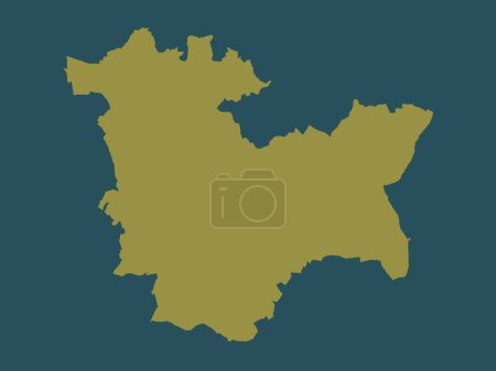 Photo for Bromsgrove, non metropolitan district of England - Great Britain. Solid color shape - Royalty Free Image